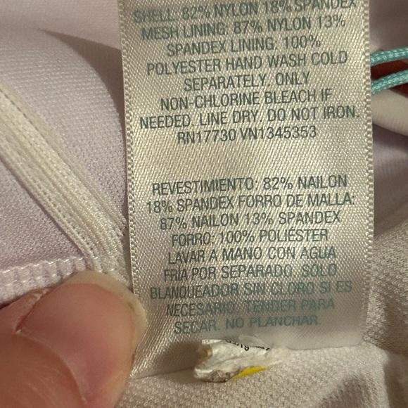 Kona Sol Women’s 14W Twist Bandeau One Piece Swimsuit Yellow Floral Swim - Picture 9 of 13